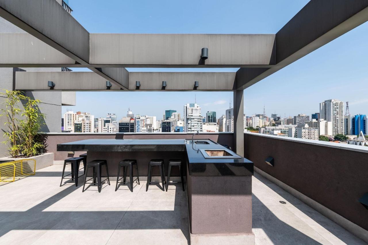 Vo5 Studio Charmoso Com Vaga, Ao Lado Do Metro. Sao Paulo Dış mekan fotoğraf
